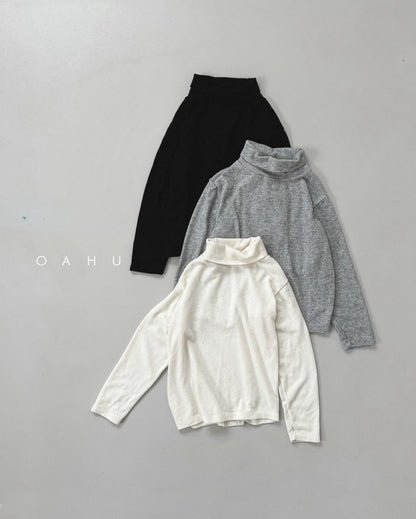 【予約】wool basic polo T  /  oahu (S-JXL)