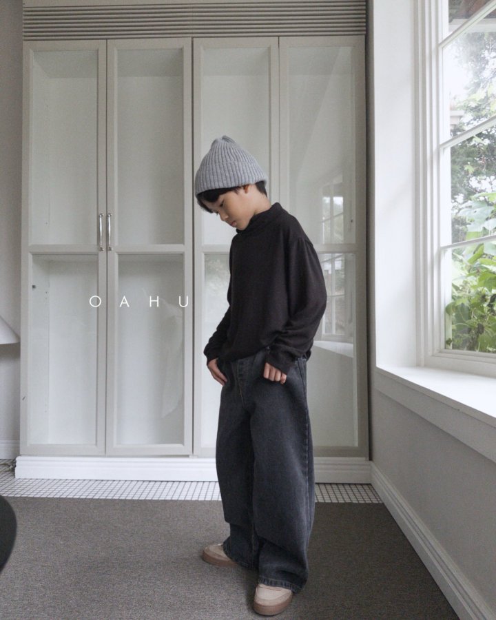 【予約】wool basic polo T  /  oahu (S-JXL)