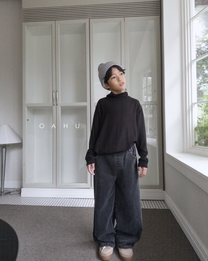 【予約】wool basic polo T  /  oahu (S-JXL)