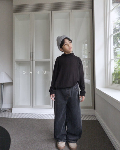 【予約】wool basic polo T  /  oahu (S-JXL)