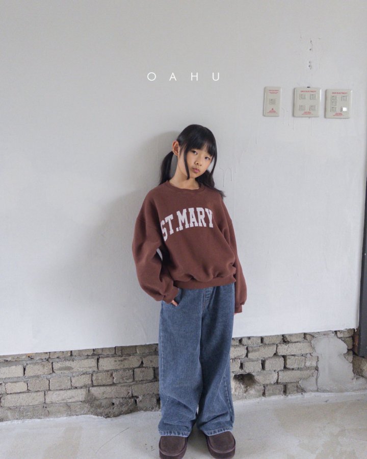 【予約】earth wide denim pants / oahu (S-JXL)