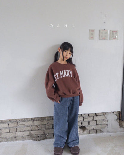 【予約】earth wide denim pants / oahu (S-JXL)