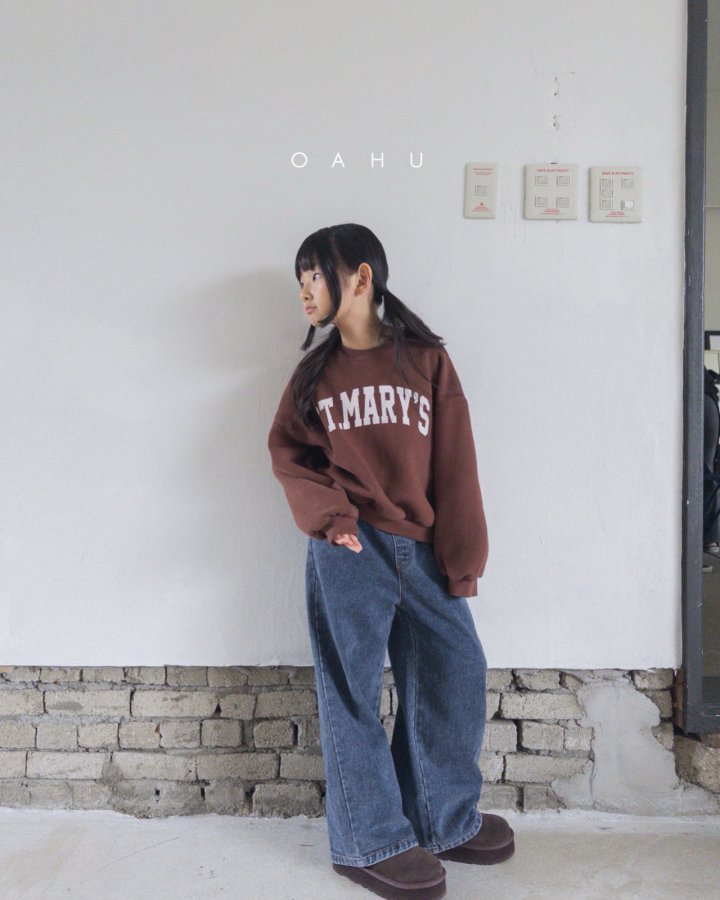 【予約】earth wide denim pants / oahu (S-JXL)