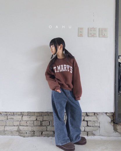 【予約】earth wide denim pants / oahu (S-JXL)