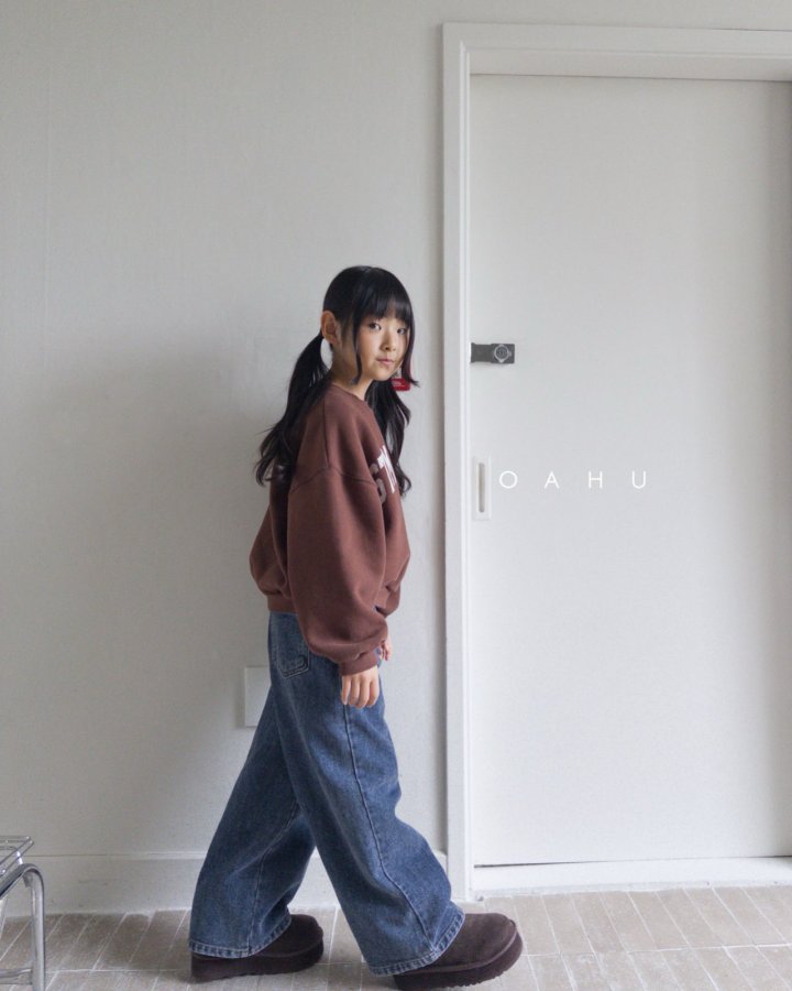 【予約】earth wide denim pants / oahu (S-JXL)