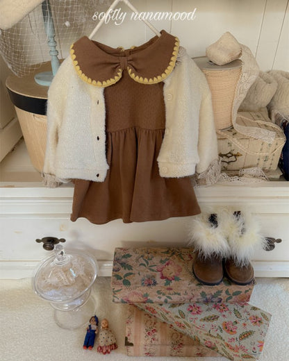 【予約】rosie ribbon one-piece  / nanamood  (6m-18m)