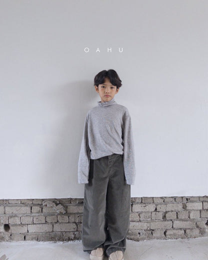 【予約】wool basic polo T  /  oahu (S-JXL)