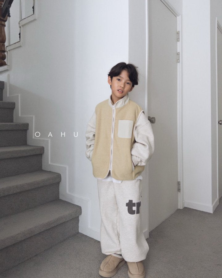 【予約】land fleece vest / oahu (S-JXL)