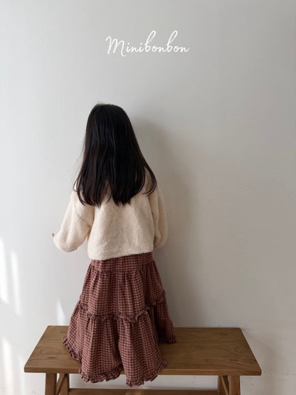 【予約】winter skirt / minibonbon (XS-JS,MOM)