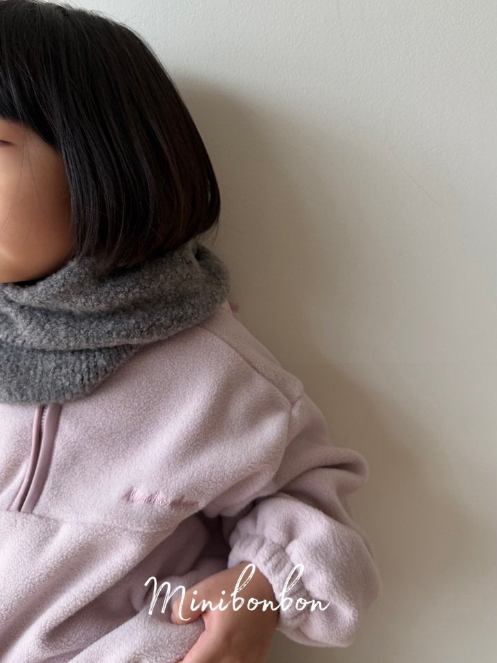 【予約】hood half zip up  / minibonbon (XS-JL)