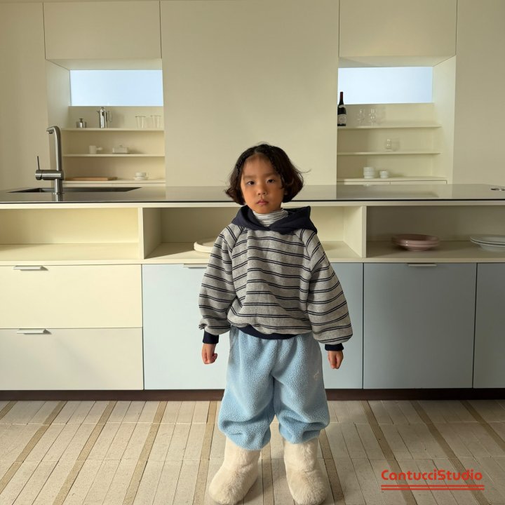 【予約】beat bicolor hoodie  / cantucci studio (XS-XL)