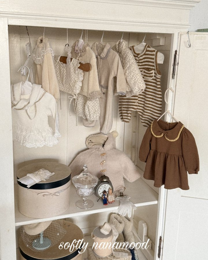 【予約】rosie ribbon one-piece  / nanamood  (6m-18m)