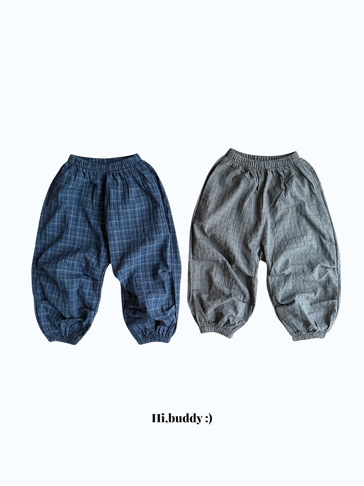 【予約】check jogger pants / hibuddy(S-JL)
