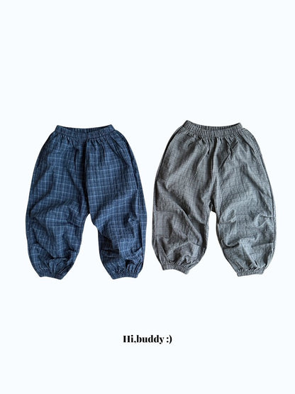 【予約】check jogger pants / hibuddy(S-JL)