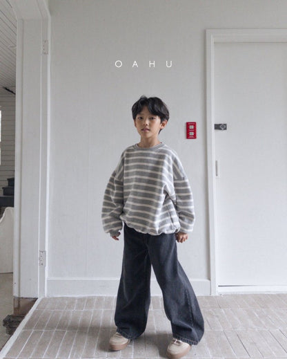 【予約】earth wide denim pants / oahu (S-JXL)