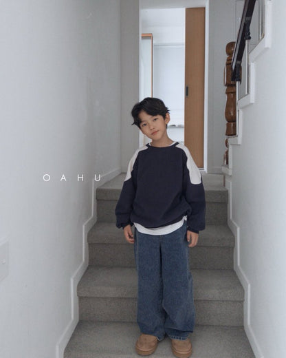 【予約】earth wide denim pants / oahu (S-JXL)