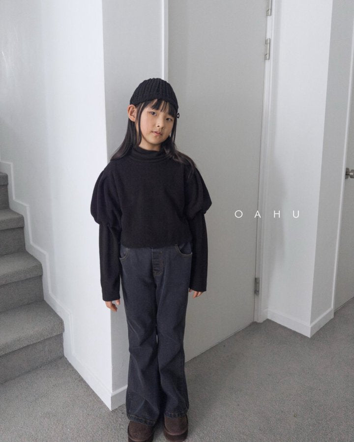 【予約】wool basic polo T  /  oahu (S-JXL)