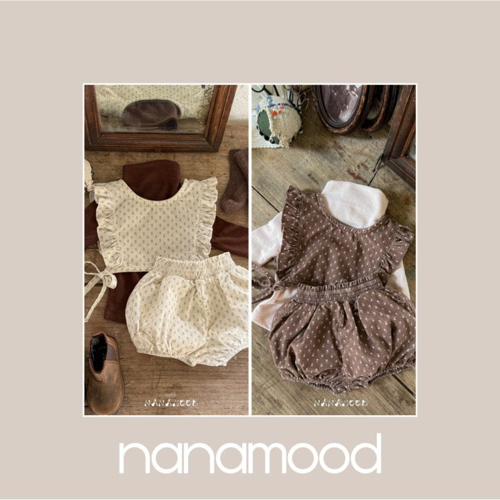 【予約】Florey frill set  / nanamood  (6m-18m)