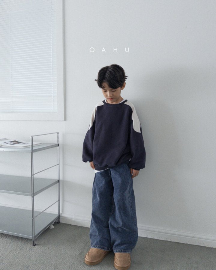 【予約】earth wide denim pants / oahu (S-JXL)