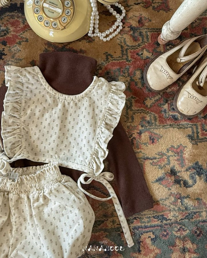 【予約】Florey frill set  / nanamood  (6m-18m)