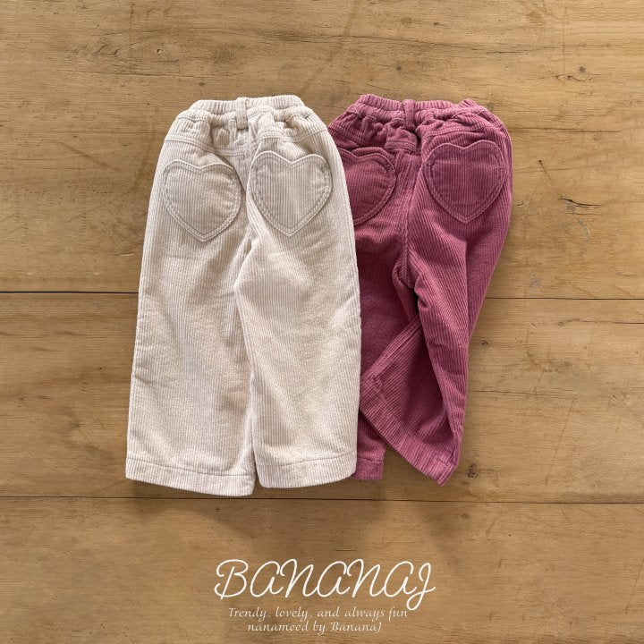 【予約】heart lucky pants / bananaj (XS-JS)