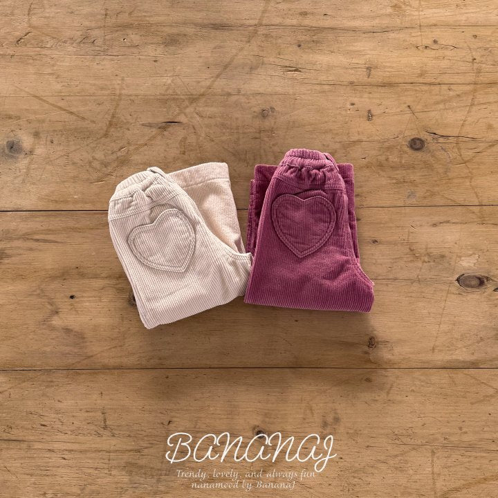 【予約】heart lucky pants / bananaj (XS-JS)