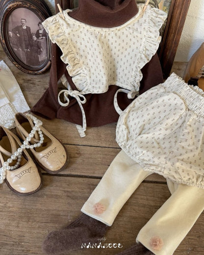 【予約】Florey frill set  / nanamood  (6m-18m)