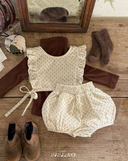 【予約】Florey frill set  / nanamood  (6m-18m)