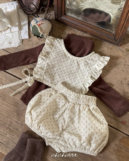 【予約】Florey frill set  / nanamood  (6m-18m)