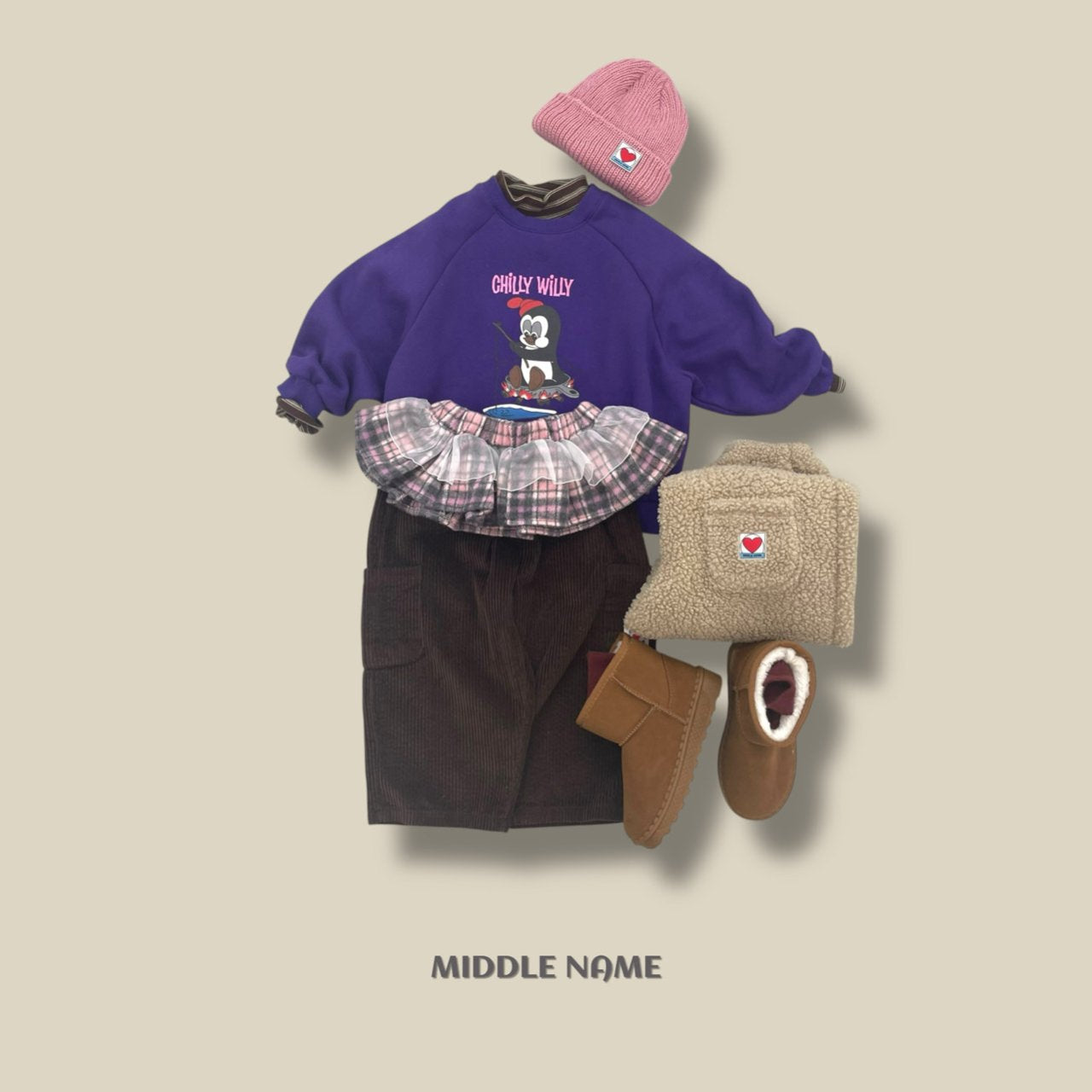 【予約】WILLY raglan mtm  / middle name (S-JM)