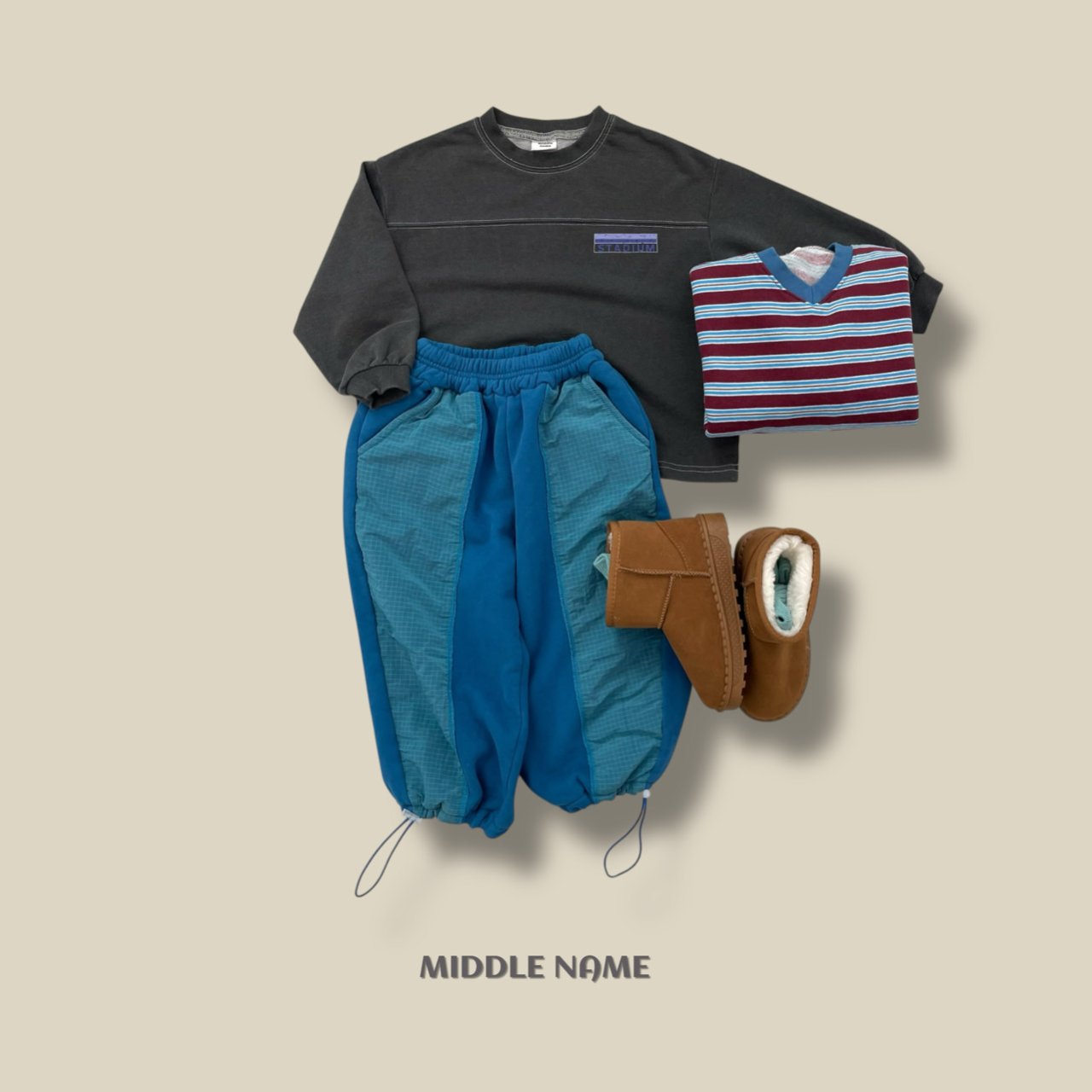 【予約】pigment line T  / middle name (S-JM)