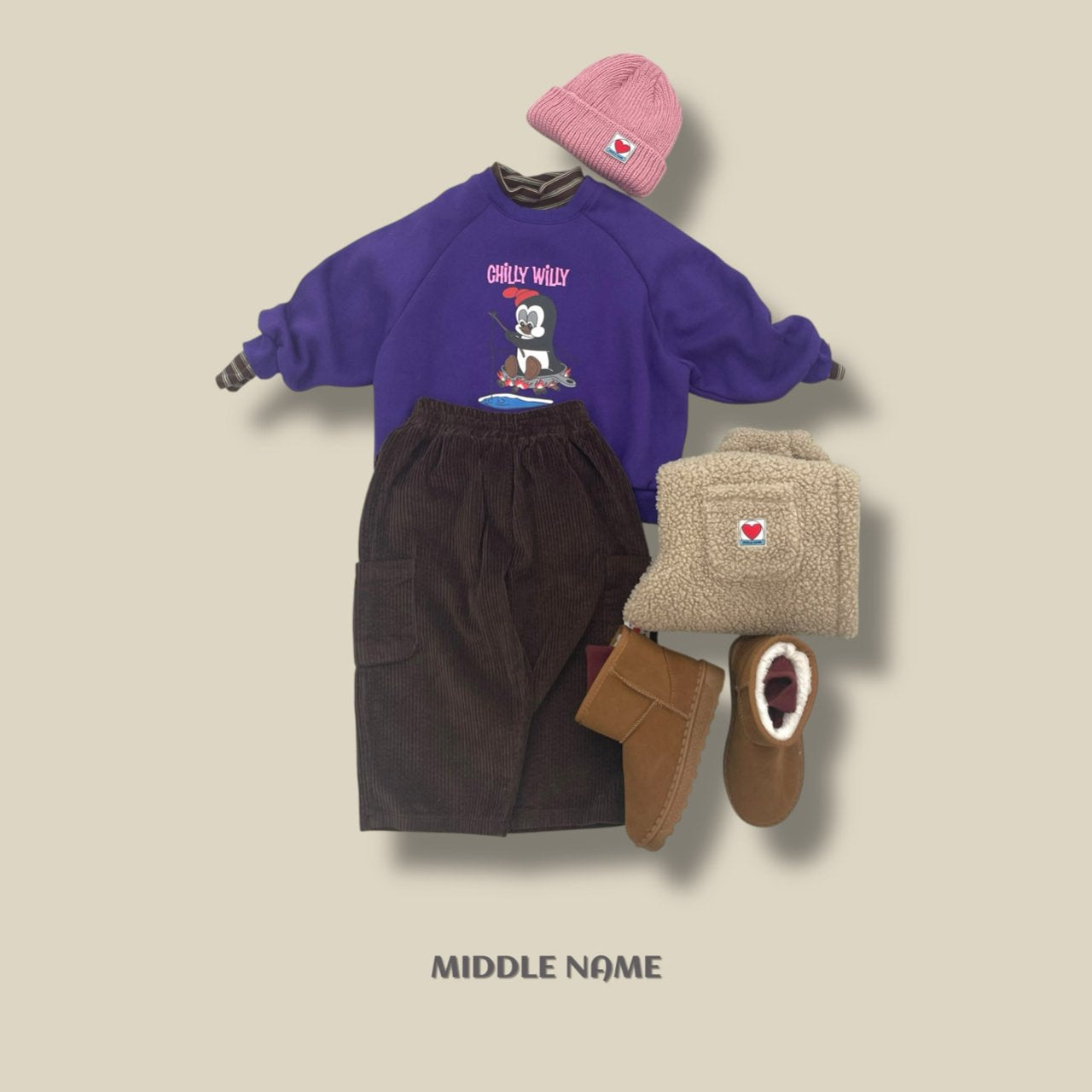 【予約】WILLY raglan mtm  / middle name (S-JM)