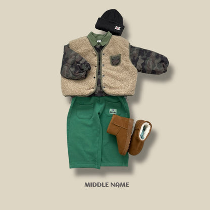 【予約】camouflagey bonding T  / middle name (S-JM)