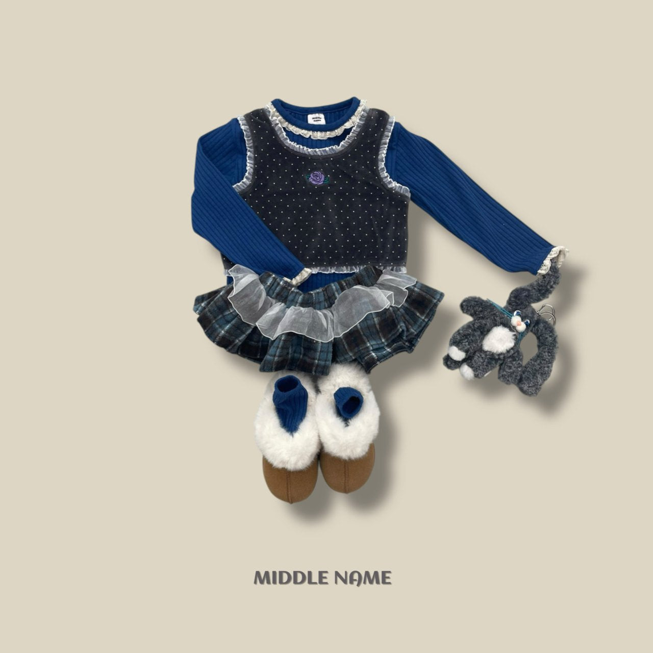 【予約】dot bustier  / middle name (S-JM)