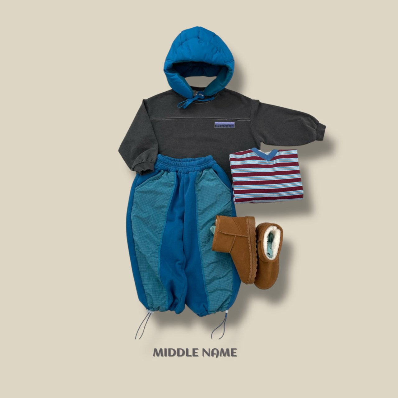 【予約】pigment line T  / middle name (S-JM)