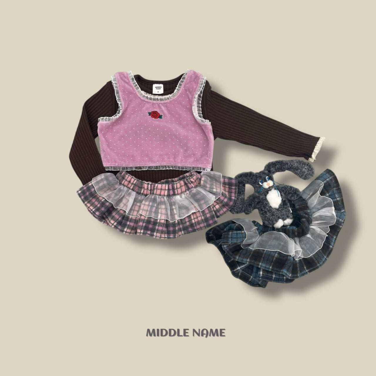 【予約】dot bustier  / middle name (S-JM)