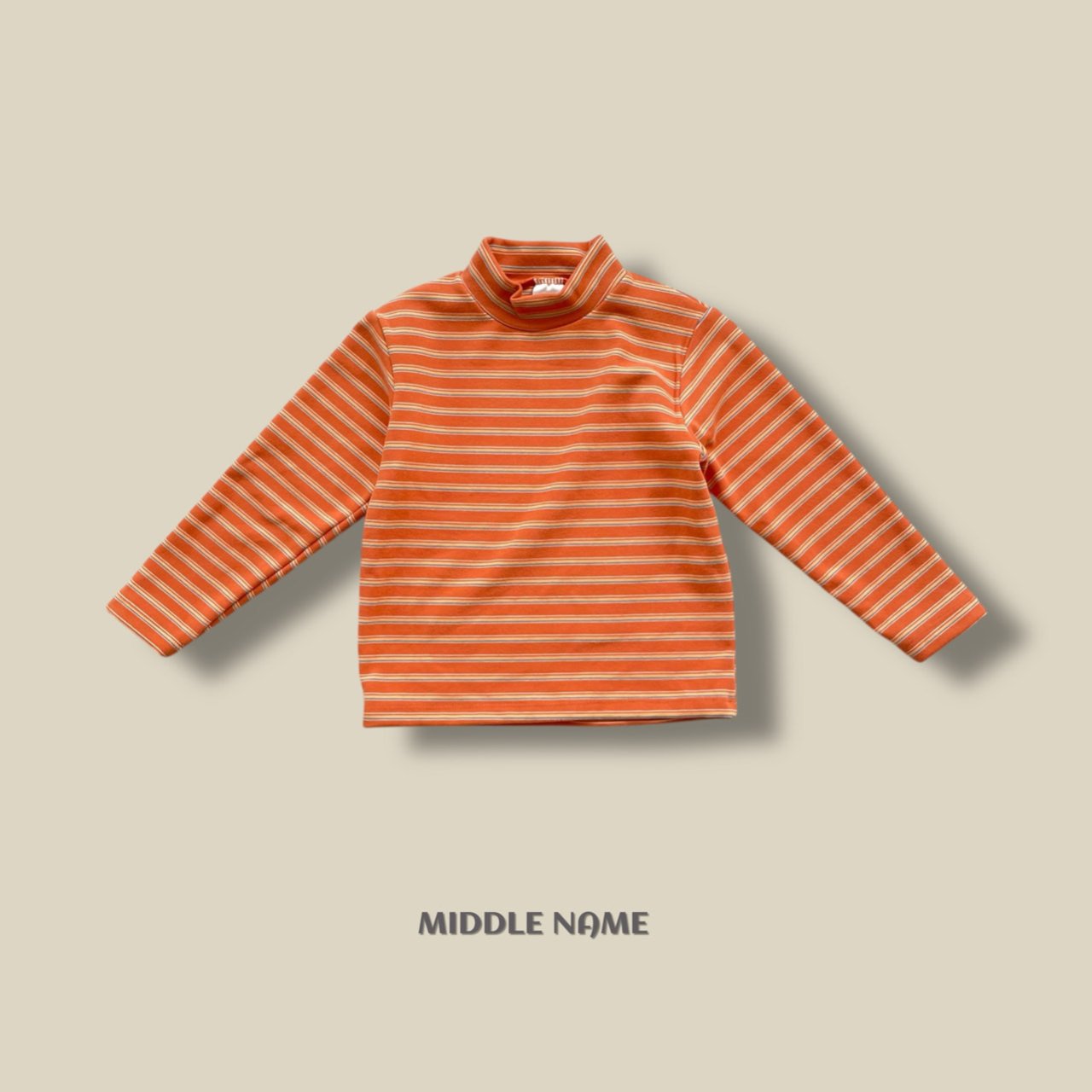 【予約】border half polo T  / middle name (S-JM)