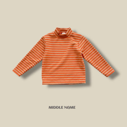 【予約】border half polo T  / middle name (S-JM)