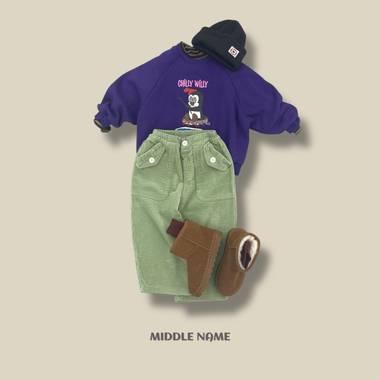 【予約】WILLY raglan mtm  / middle name (S-JM)