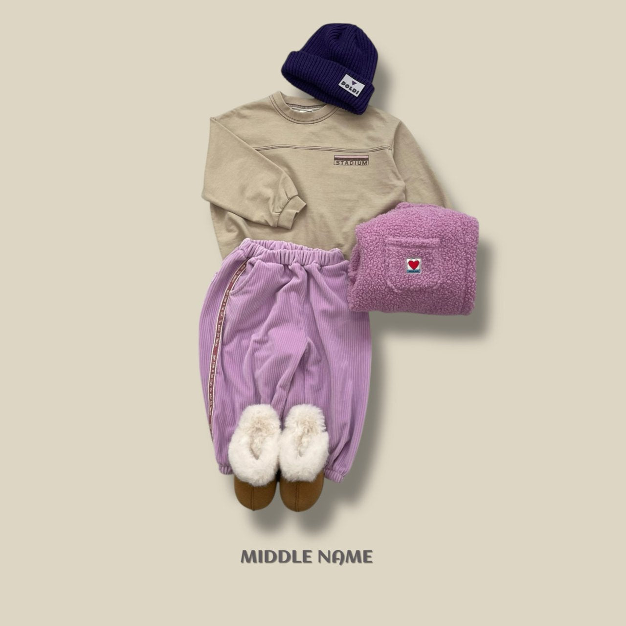 【予約】pigment line T  / middle name (S-JM)