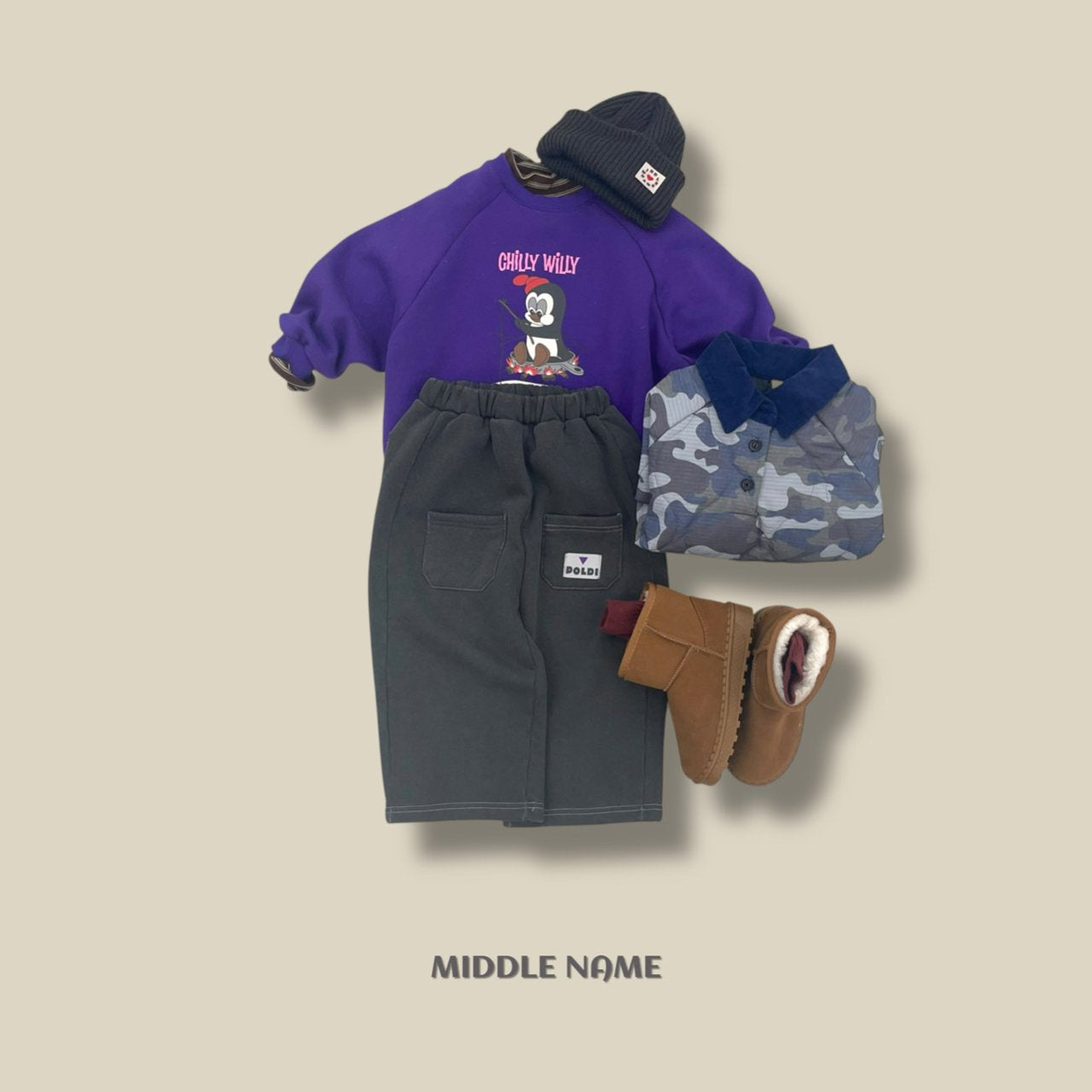 【予約】WILLY raglan mtm  / middle name (S-JM)