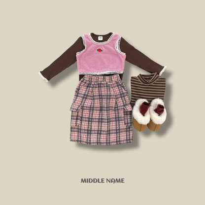 【予約】dot bustier  / middle name (S-JM)