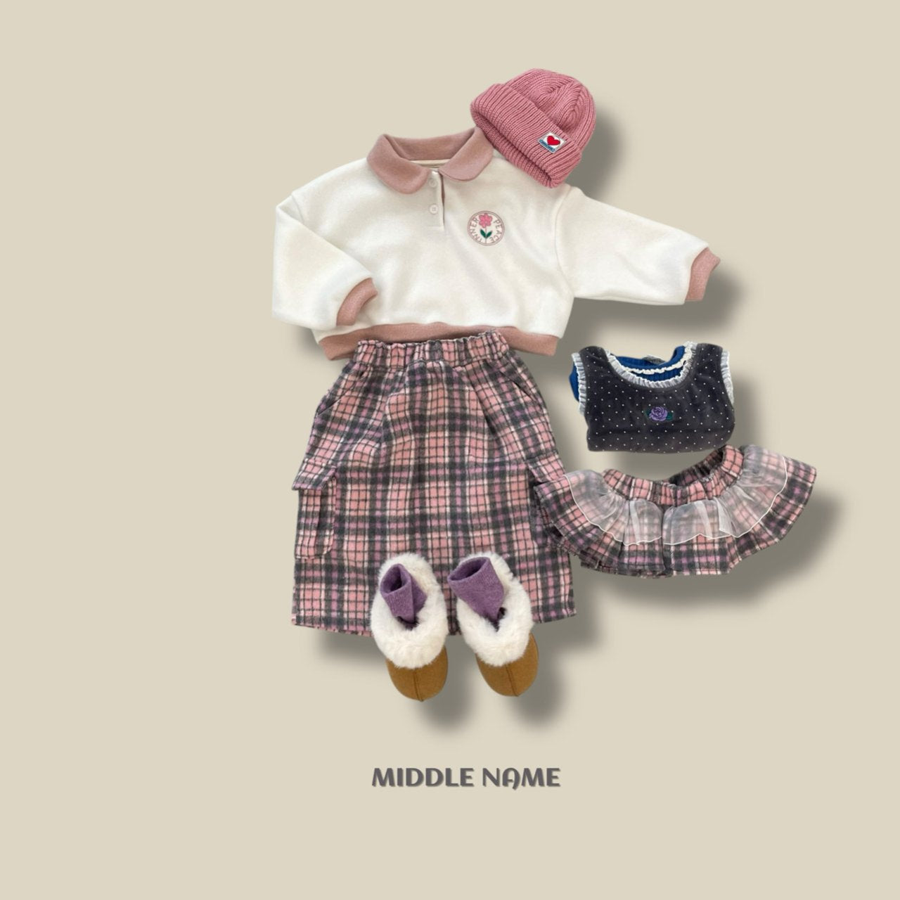 【予約】dot bustier  / middle name (S-JM)