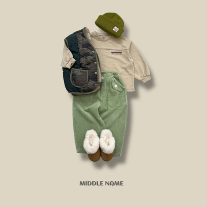 【予約】pigment line T  / middle name (S-JM)