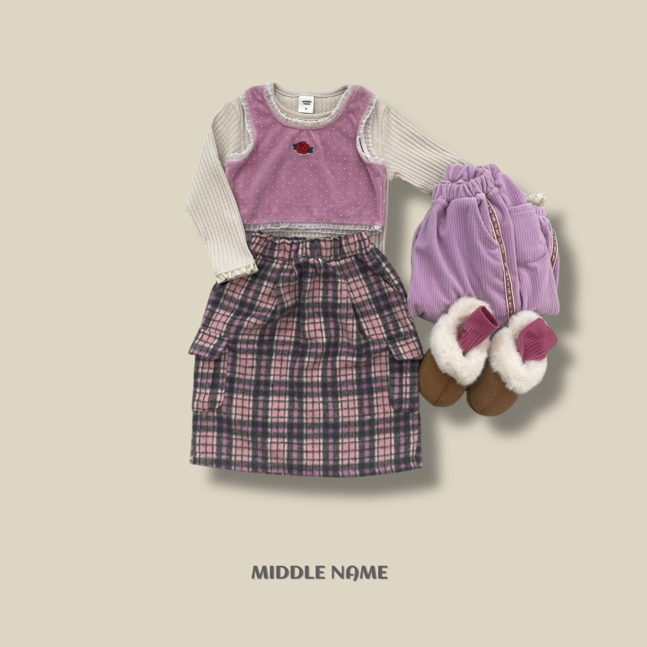 【予約】dot bustier  / middle name (S-JM)