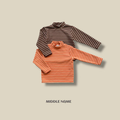 【予約】border half polo T  / middle name (S-JM)