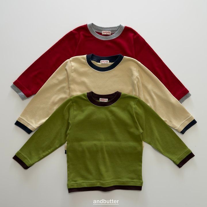 【予約】 Candy Color T-Shirt / andbutter(S-JM)