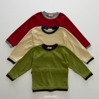 【予約】 Candy Color T-Shirt / andbutter(S-JM)