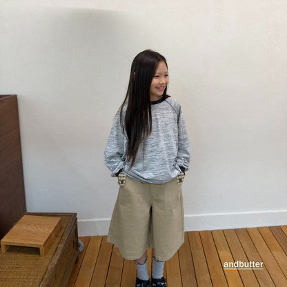 【予約】Hidden Check Bermuda Pants / andbutter(S-JM)