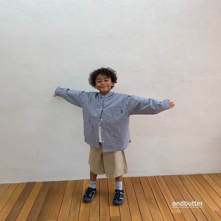 【予約】Hidden Check Bermuda Pants / andbutter(S-JM)